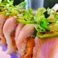 Yellowtail Roll · Yellowtail, cucumber.