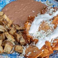 Red Chilaquiles Plate · 