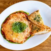 Lasagna Al Forno · Fresh pasta, homemade bolognese sauce, béchamel, parmigiano.
