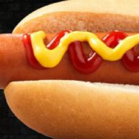 Hot Dog · 100% halal beef, homemade sauce, ketchup, and mustard.