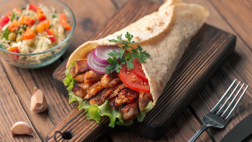 Gyro Wrap · Wrap filled with gyro meat and veggies