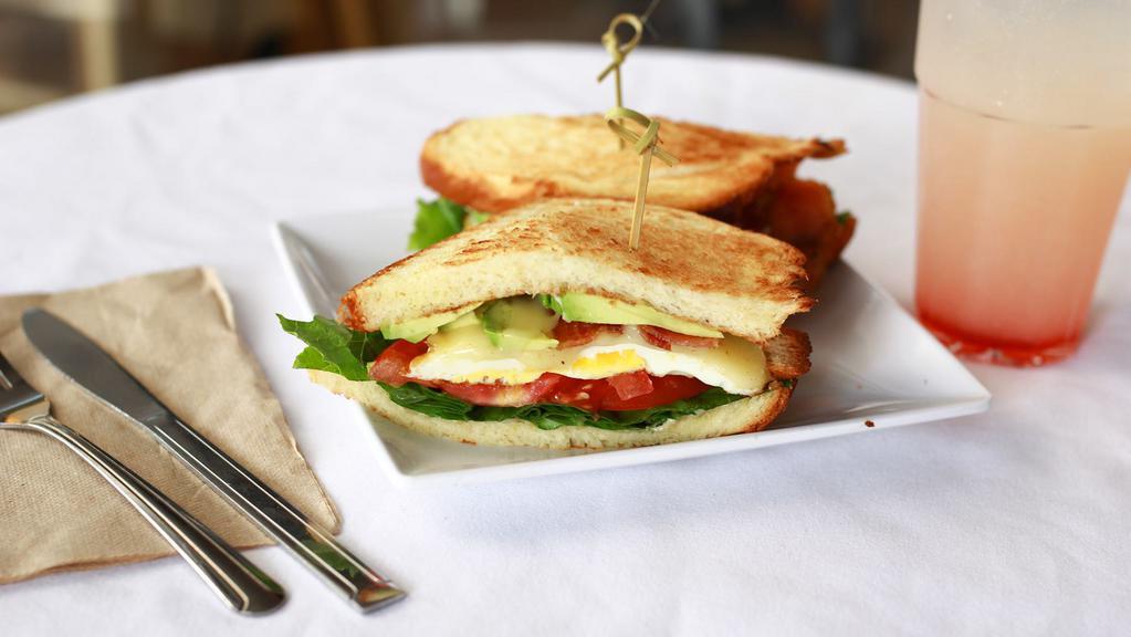 Egg Salad Sandwich · Choice of bread with our house Egg Salad, lettuce, tomato and mayo.