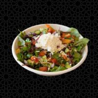 Salad Bowl · A bowl of Organic Spring Mix topped with your choice of Protein, Sauces, and Add-Ons.