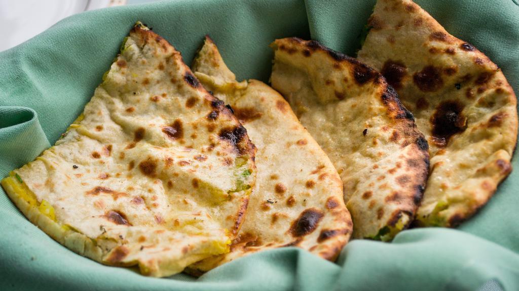 Aloo Parantha · Parantha stuffed with special mashed potatoes.