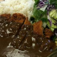 Curry Plate · Japanese style curry rice plate served with our original vegetable based savory curry sauce.