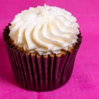 Vanilla Bean · Vanilla bean cupcake frosted with a vanilla buttercream, topped with crystal sugars.
