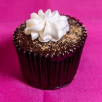 Boston Cream Pie · Vanilla bean cupcake filled with vanilla pudding and topped with chocolate ganache buttercre...