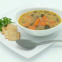 Vegan Soup Of The Day · always vegan & Gluten Free, as much Organic as we can :)