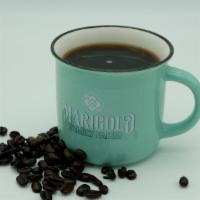 Americano · Dark roast organic Peruvian coffee.double shot of espresso made with dark roast organic peru...