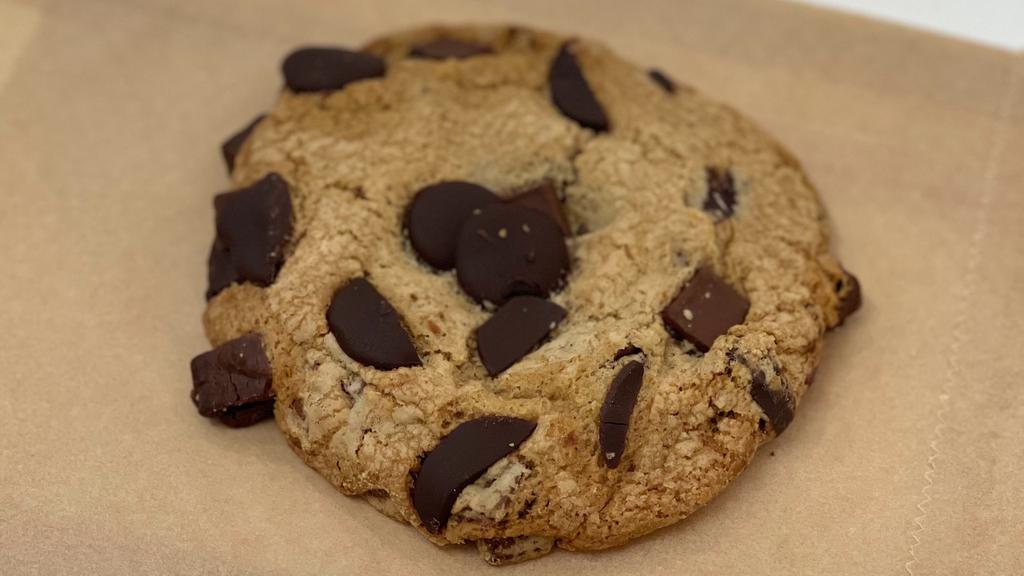 Chocolate Chip Cookie · * contains gluten, dairy, eggs (allergy warning)