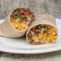 California Burrito · French fries, pico de gallo, carne asada & cheese.