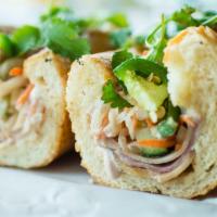 Old Skool Banh Mi · Classic cold cut Vietnamese sandwich. Pork loaf, Vietnamese ham, head cheese, pork pate, cuc...