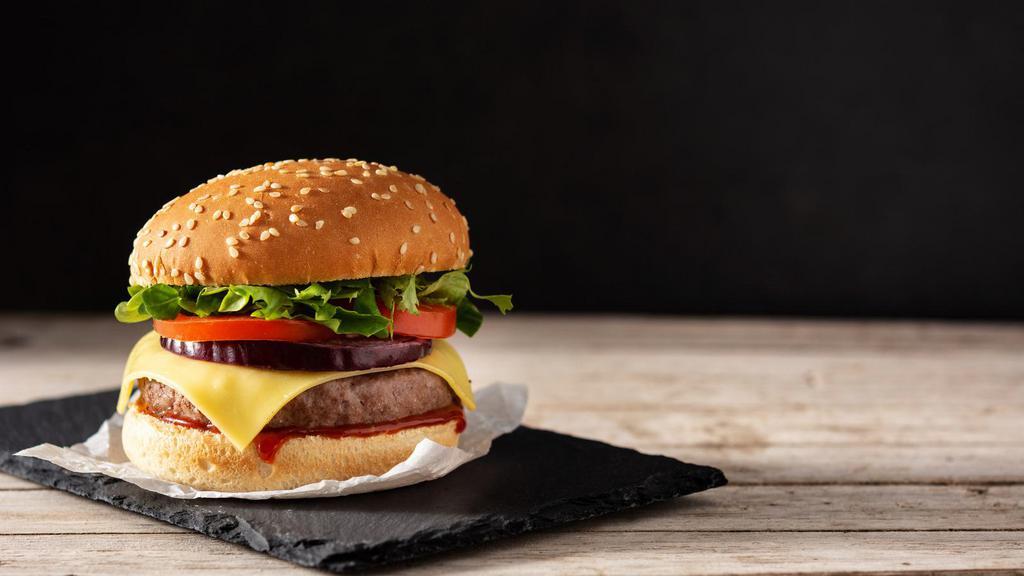 Classic Mini Burger Trio · Your choice of patties inside three mini buns with your favorite toppings. All burgers come topped with Roma tomatoes, lettuce, shaved onions, American cheese, pickles, and house sauce.