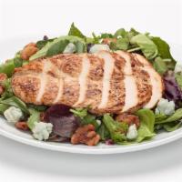 Balsamic Chicken Salad · Spring mix blend tossed with Gorgonzola cheese in our homemade balsamic vinaigrette dressing...
