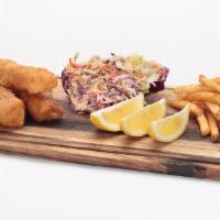 Beer Battered Fish & Chips · Cod fillets, beer battered with our own California Gold and fried to a golden brown. Served ...