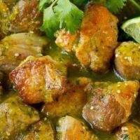 Chile Verde Combo · Pork chunks in Green sauce with beans, rice and corn tortillas.. * Add-ons for an additional...