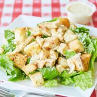 Grilled Chicken Caesar · Caesar salad with freshly grilled chicken breast.