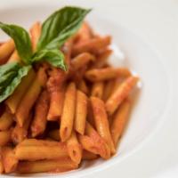 Penne Pomodoro · Tomato sauce and basil.