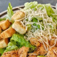  Caesar Salad · Romaine, croutons, grated cheese and caesar dressing.