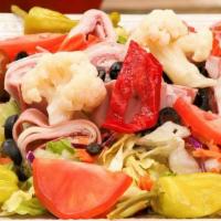 Mixed Antipasto Salad · Lettuce, salami, ham, mortadella, provolone cheese, black olives, fresh tomatoes, giardinier...