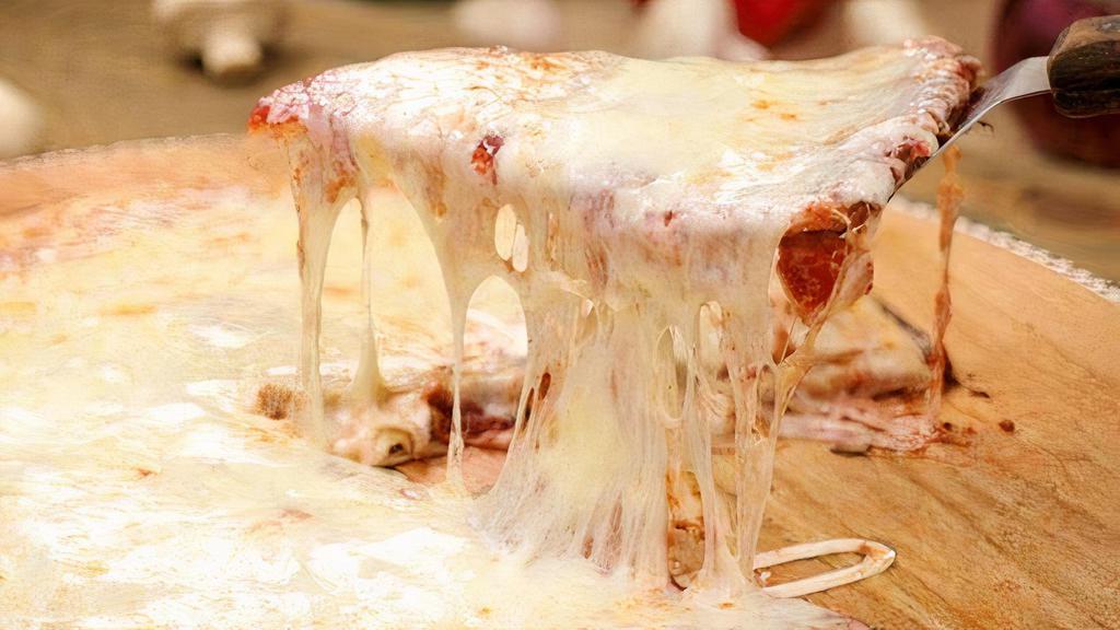 Cheese Pizza Personal · Classic cheese or create your own pizza. 10