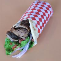 Gyro (Beef) · Lettuce, tomato, onion & tzatziki sauce.