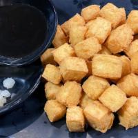 Agedashi Tofu · Deep Fried  Tofu, Katsuobushi and Radish in Tempura Sauce