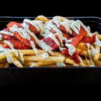 Tender Ranch Fries · Our amazing Hot Chik Tenders drizzled with our homemade Ranch Sauce. Owner Favorite!