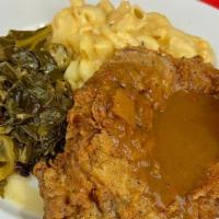 Chicken Fried Steak · Ribeye Steak floured and southern fried then topped in creole brown sauce