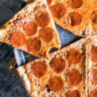 Ny Style Pepperoni Pizza + Garlic Knots · Ny style pepperoni pizza + garlic knots ( 4pm - 8pm)
