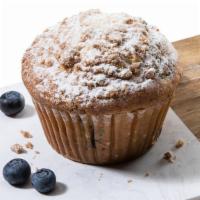 Muffins & Scones|Blueberry Streusel Muffin · This flavorful muffin is moist and full of delicious blueberries and streusel.