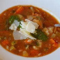 Bowl Minestrone · Made from scratch daily
