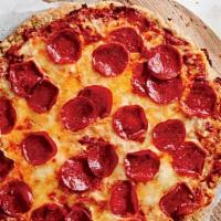 Pizza Pepperoni · Marinara sauce, mozzarella cheese & sliced pepperoni.
