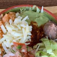 Chorizo Burrito Bowl · Burrito bowl with chorizo, rice, beans, cheese, pico de gallo, and lettuce.