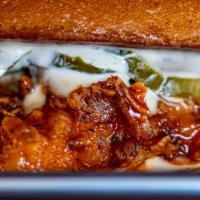 Agave Hot Chick · Honey buffalo fried chicken with ranch and pickles