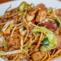 Combination Chow Mein · Shrimp, chicken and bbq pork.