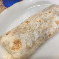 California Burrito · Cheese, Sour Cream, Potatoes, Carne Asada, and Guacamole
