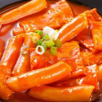 Tteok-Bokki/떡볶이/辣炒年糕 · Signature Korean street food. Made by thin rice cakes in Tochu-jang (red chili pepper paste)...