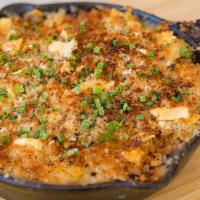 Mac N Cheese · capicola, romano, sharp cheddar, swiss, garlic bread crumbs