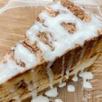 Cinnamon Roll Cheesecake · Homemade  delicious thick and creamy cheesecake with a ribbon of cinnamon running through it...