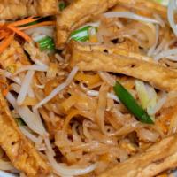 Pad Thai Noodle (Kuyteav Koh Kong) · Our version of Pad Thai. Stir-fried rice noodle prepared with battered egg, tamarind sauce a...