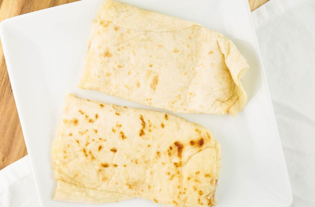 Cheese Quesadilla · Flour tortilla filled with Monterey Jack cheese.