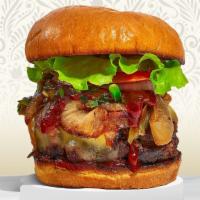 Get Sauced Bbq Burger · Plant-based Beyond Meat patty grilled and topped with your choice of vegan cheddar cheese, b...