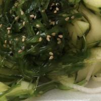 Wakame · Vegetarian. Seaweed salad.
