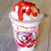 Strawberry Colada · Coconut Smoothie with strawberry puree