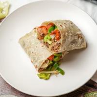 Beef Burrito · Shredded beef, Onion, tomato, and bell peppers.