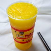 Mango Wango Slush · A refreshing blend of mango and pineapple.