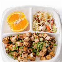 Tofu Plate · Tofu served over your choice of white rice, brown rice, veggies or half rice and half veggie...