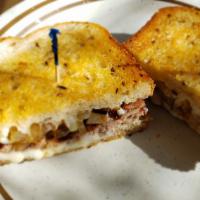 Patty Melt Sandwich · grilled onion, swiss cheese with rye toast