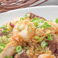 Fried Rice · Choice of beef, chicken, or shrimp.